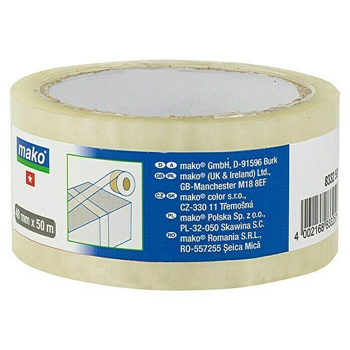 Standard-Packband transparent | 48 mm x 50 m - Craft Colors