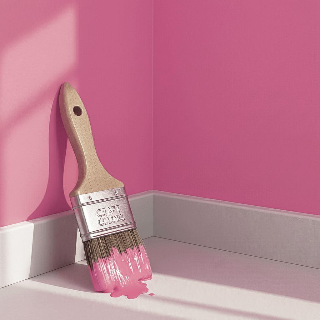Peinture murale mate rose bébé rose princesse n° 401 Design Collection 5L