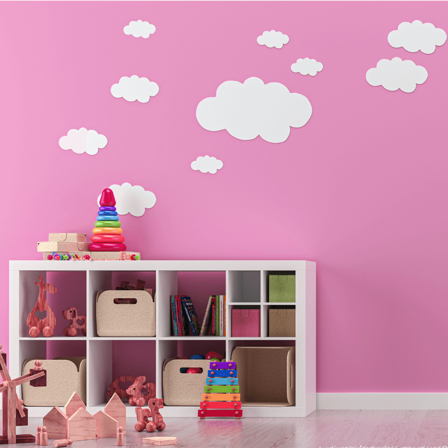 Peinture murale mate rose bébé rose princesse n° 401 Design Collection 5L