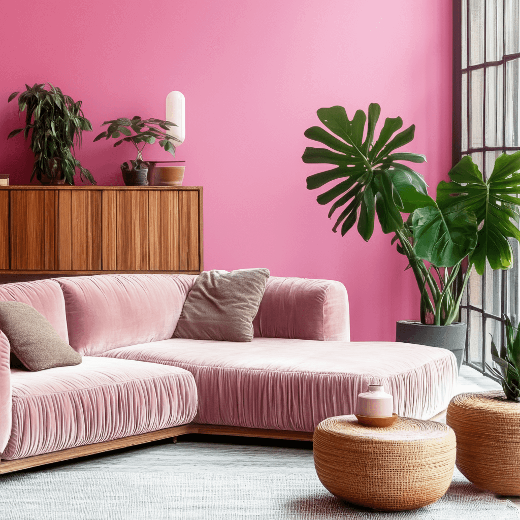 Peinture murale mate rose bébé rose princesse n° 401 Design Collection 5L