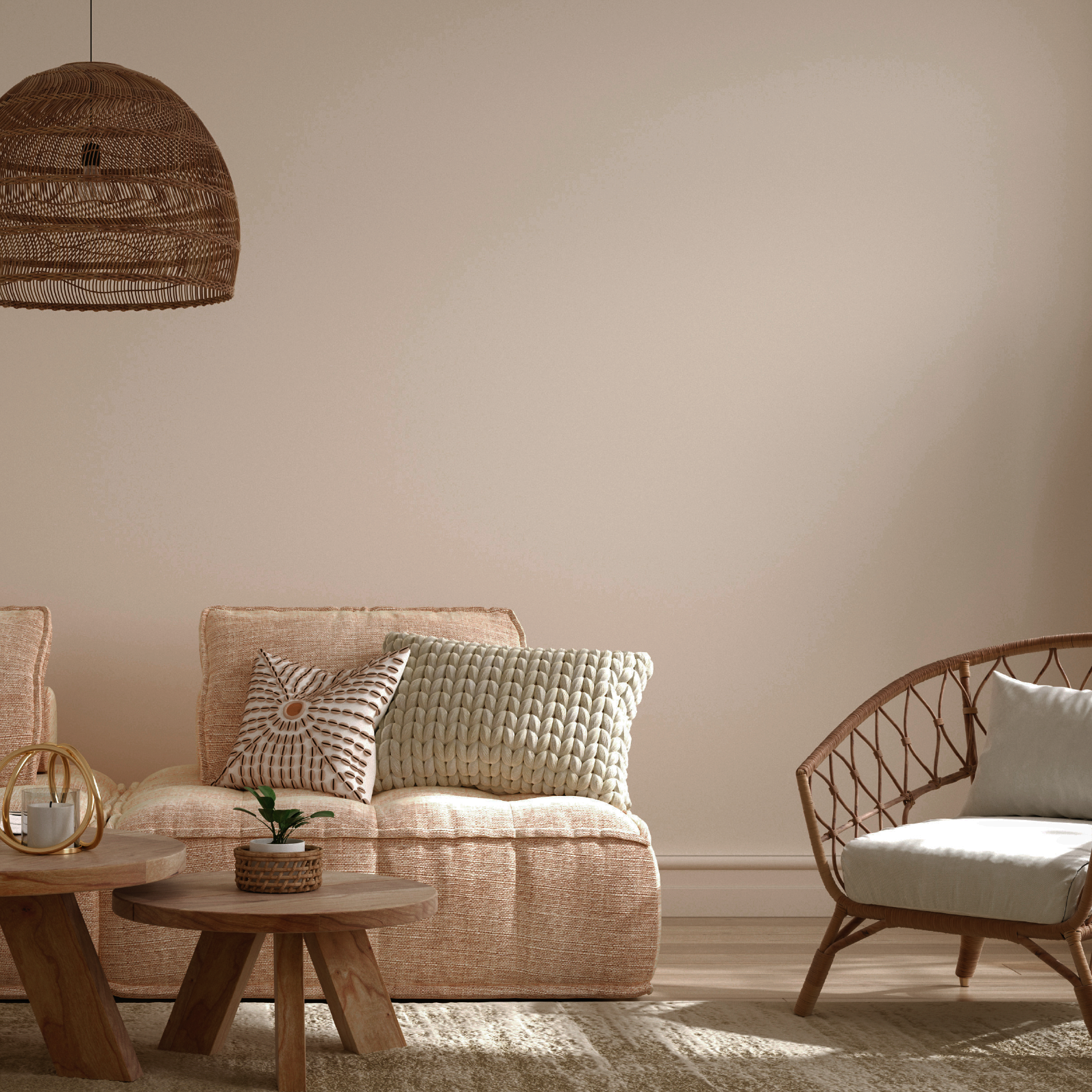 Peinture murale beige mat n° 129 Design Collection 5L